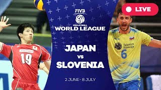 Japan v Slovenia  Group 2 2017 FIVB Volleyball World League [upl. by Hadias365]