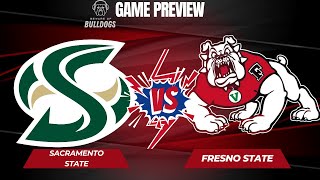 Game Preview Fresno State Football vs Sacramento State Will the Bulldogs bounce back [upl. by Onyx]