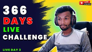 क्याक्या 365 दिन तक LIVE टिक पाऊंगा पागलपन की चुनौतियाँ Learning Pre Pro On Stream Day 3 [upl. by Kassab]