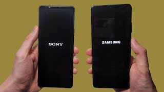 Sony Xperia 1 III vs Galaxy S21 Ultra 5G Speed Test Speakers Battery amp Cameras [upl. by Vtehsta295]