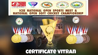 22 th ICSE National Open Sports Meet4th National Open soft cricket championshipHarish Mathura UP [upl. by Brandea]