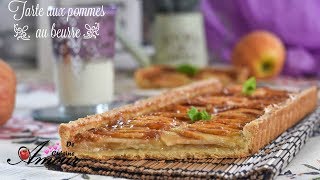 recette de tarte aux pommes au beurre tarte facile et rapide la meilleure [upl. by Olivette]