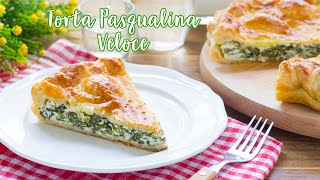 Torta Pasqualina Veloce con Pasta Sfoglia  Ricetta Torta Salata Ricotta e Spinaci  55winston55 [upl. by Sarine]