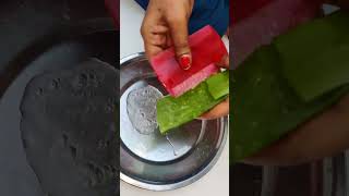 Aloe vera gel face pack  apply one hour one week  aloe vera gel for clear glowing skin [upl. by Salome]