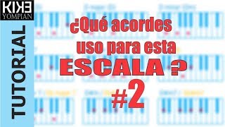 ¿Que acordes le pongo a mi escala Pte 2 Séptimas [upl. by Serolod]