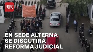 Diputados llegan a sede alterna para discutir Reforma Judicial CDMX  Paralelo 23 [upl. by Admama610]