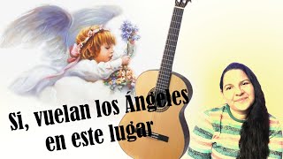 Si vuelan los ángeles en este lugar para guitarra tutorial [upl. by Odracer330]