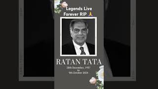 Legends Live Forever 🙏 ratantata viralvideo [upl. by Posehn]