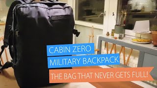 Cabin Zero Military 44L  How Much Can It Pack Grocery Shopping Edition [upl. by Hirz]