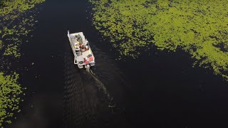 Get to know our milfoil removal vessel Millie [upl. by Nygem]