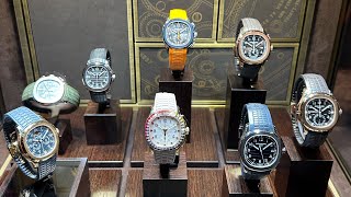 Patek Philippe 2023 releases  a wonderful event with dinner amp drinks watchpatekphilippenautilus [upl. by Barbabra]