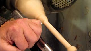 Wood Turning an Egg Flipper really fast [upl. by Hajar656]