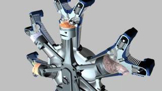 3D Sternmotor Radial Engine [upl. by Inirt]