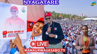 🔴LIVE NYAGATARE  UMUKANDIDA WA FPR INKOTANYI PAUL KAGAME ARI KWIYAMAMAZA KU MWANYA WA PEREZIDA [upl. by Home]