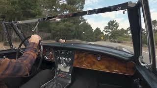 1967 AustinHealey 3000 Mk III BJ8 Driving Video mohrimports5776 [upl. by Aenneea726]