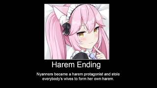 Nyanners All Endings [upl. by Harlene]