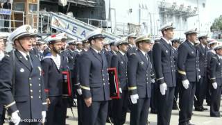 Hymne à Jean Bart chanté par léquipage de la Frégate quotJean Bartquot à Dunkerque [upl. by Milla518]