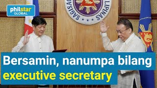 Lucas Bersamin bagong executive secretary ni president Bongbong Marcos [upl. by Neved]