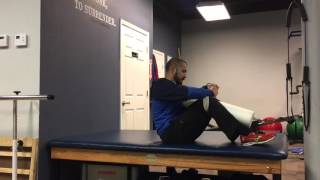 Reset SI Joint Pelvis and Sciatic Nerve  Belt and Ball [upl. by Jallier]