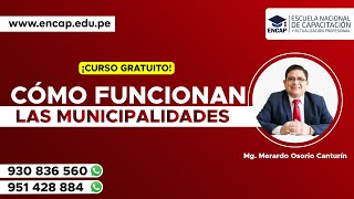 CURSO CÓMO FUNCIONAN LAS MUNICIPALIDADES 2024 [upl. by Solokin]