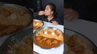 Biggest Thali Spicy Chicken Biryani Eating Challenge  Spicy Chicken Curry Eating Asmr shorts [upl. by Nannahs]