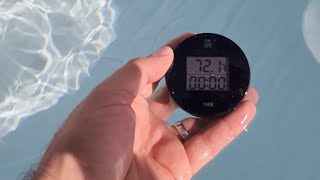 Kileep Ice Bath Thermometer Timer Waterproof Review [upl. by Etteyafal]