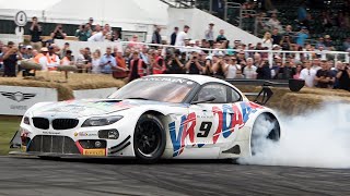 BMW Z4 GT3  BURNOUT MACHINE Ft V8 SOUND [upl. by Noiram]