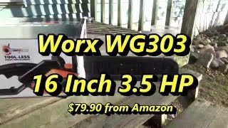 Worx WG303 Electric Chainsaw [upl. by Jennings643]