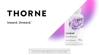 Iodine amp Tyrosine Supplement  Thorne [upl. by Clevey]