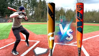 DeMarini Zoa 8 vs Louisville Slugger Meta 8  USSSA Baseball Bat Review [upl. by Janeta]