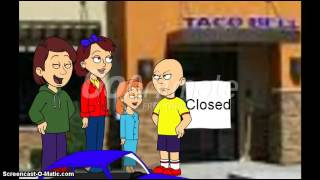 Caillou misbehaves at Taco Bell Ver 2 [upl. by Harragan]