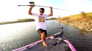 Loser EATS a WORM  Bass Fishing Challenge [upl. by Anitsud261]