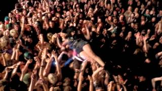 Mindless Self Indulgence  LynZ stage diving in Helsinki [upl. by Bush]