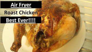 Air Fryer Roast Chicken Whole With Air Fryer Roast Potatoes [upl. by Leay]