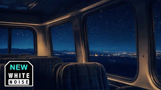 Night BUS Ride Sound Interior BUS Ambience 10 Hours White Noise Sleep Study or Meditate [upl. by Mcclees]