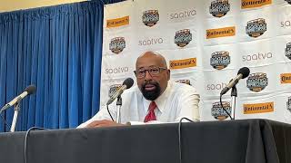 Mike Woodson postgame UConn [upl. by Scevour]