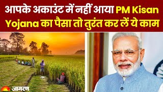 PM Kisan Yojana 14th Installment आपके अकाउंट में नहीं आया पीएम किसान का पैसा तो तुरंत कर लें ये काम [upl. by Xavler]