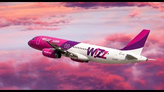 Wizz Air A320 flying from Sh Zayed International  Airport Abu Dhabi to Cairo International Airport [upl. by Drus314]