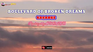 Boulevard of broken dreams karaoke Popularized by smokie [upl. by Saisoj]