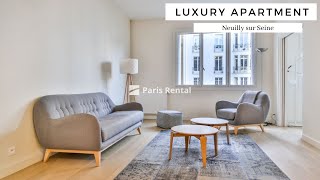 Luxury Paris Apartment Tour  NeuillysurSeine  PARISRENTAL  REF 60398 [upl. by Annoid]