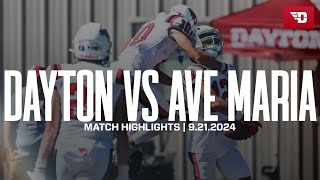 Highlights  Dayton Football vs Ave Maria [upl. by Hahnert892]