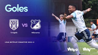 Envigado vs Millonarios goles Liga BetPlay Dimayor 2023 2  Fecha 14 [upl. by Asir]