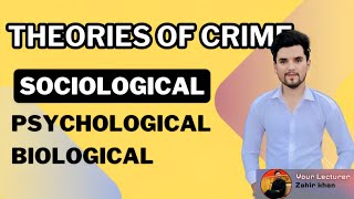 Theories of Crime Sociological Biological amp Psychological Theories of crime criminology [upl. by Nahtannhoj]