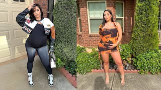 Layton Greene SLAYS in Fashion Nova Maternity Look 🌟🔥 Pregnancy Glow Up [upl. by Eddi572]