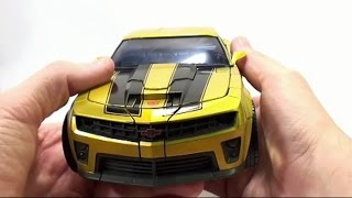 Optibotimus Reviews Costco Exclusive TransformersOfficial Transformers Battle Ops Bumblebee [upl. by Adnarram625]