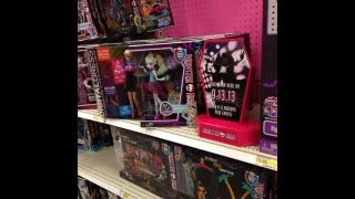 Monster High Doll Haunting at Target Catty Noir Display Ghouls Night out 4 pack [upl. by Reagan]