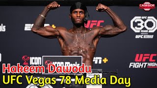 Hakeem Dawodu thinks impressive finish puts him back into UFC Featherweight top 15  UFC Vegas 78 [upl. by Kos]