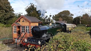 Chinnor and Princes Risborough Railway 22102023 railway train steam steamtrain heritage [upl. by Lodhia]