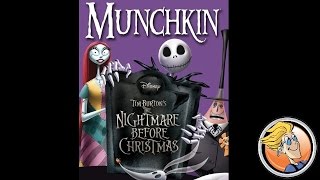 Munchkin The Nightmare Before Christmas — overview at BGGCON 2015 [upl. by Urial180]