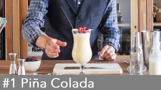 Piña Colada selber machen Cocktail Tutorial DRINK UP 1 [upl. by Brocklin]